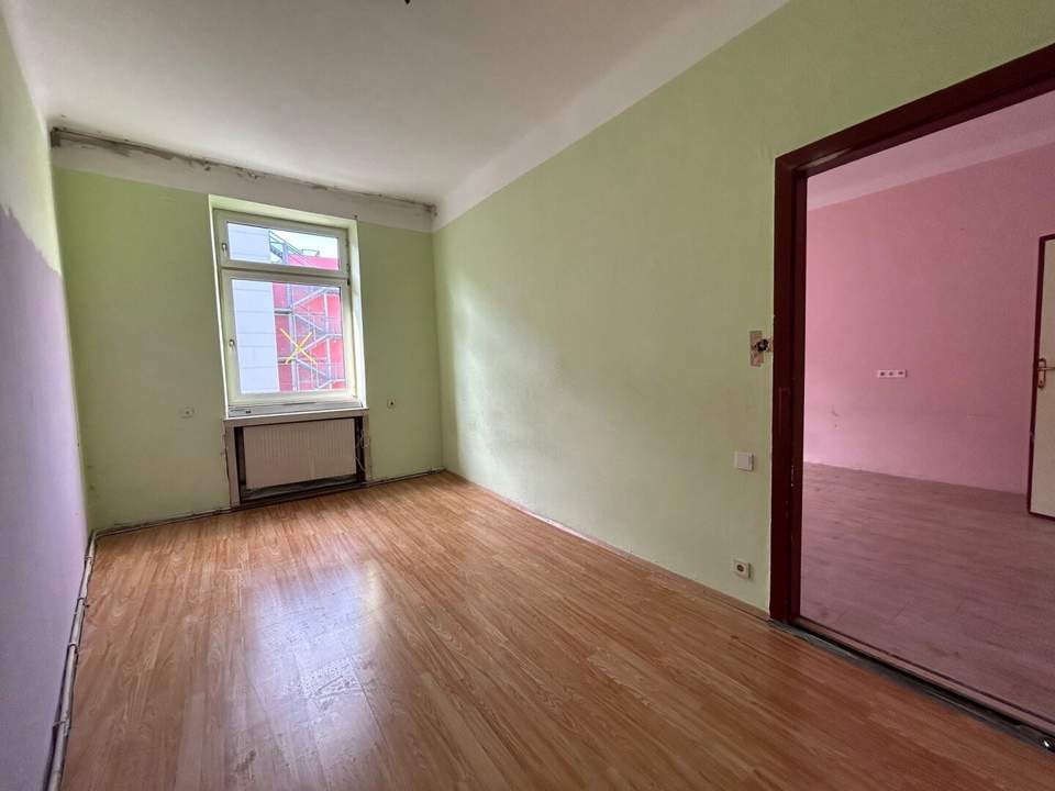 Renovierungsbedürftiges 2-Zimmer Eigentum nahe U3/Station Schlachthausgasse!