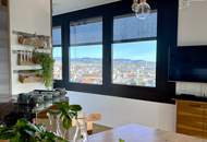 Wohnen im 9. Stock: 2-Zimmer City-Highlight mit Ganzjahres-Loggia, Premium-Ausstattung und einzigartigem Skyline-Blick!