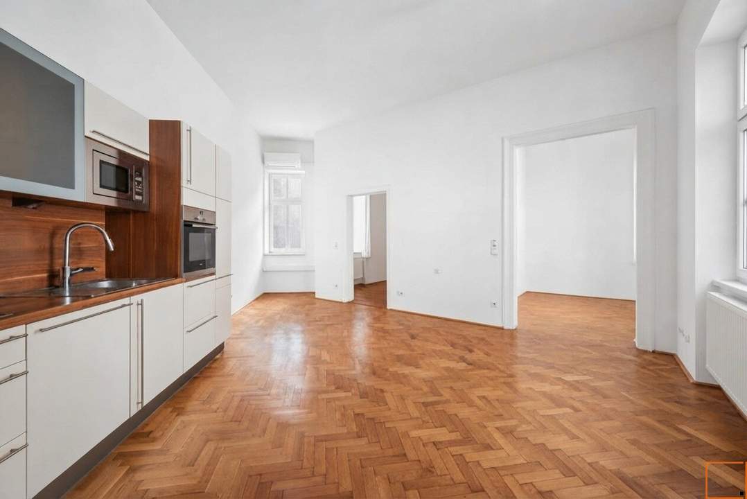 Altbauwohnung mit toller Raumaufteilung in Hofruhelage bei "Wien Mitte" und der Musikuniversität