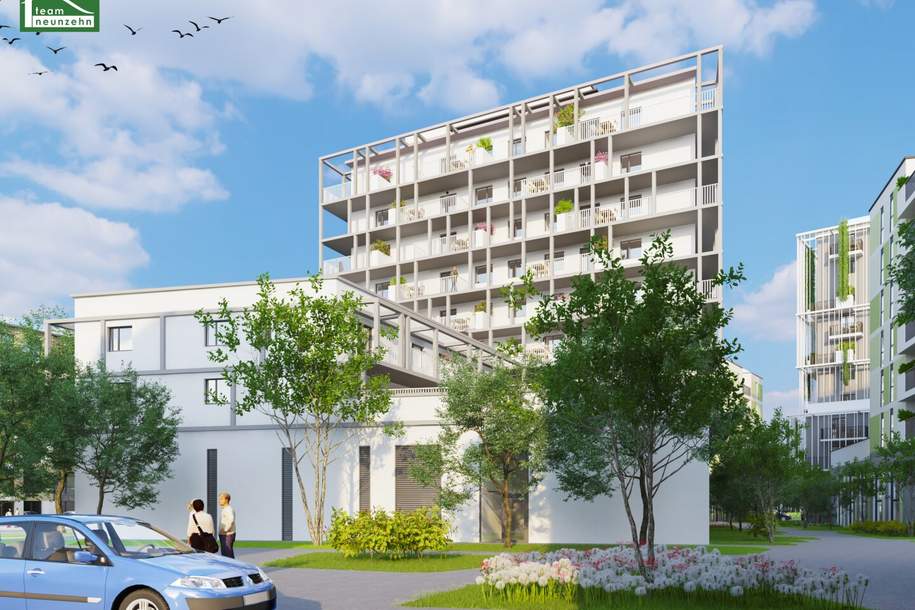 Top ausgestattete Neubauwohnungen an der Alten Donau – PROVISIONSFREI für den Käufer!!. - WOHNTRAUM, Wohnung-kauf, 472.001,€, 1210 Wien 21., Floridsdorf