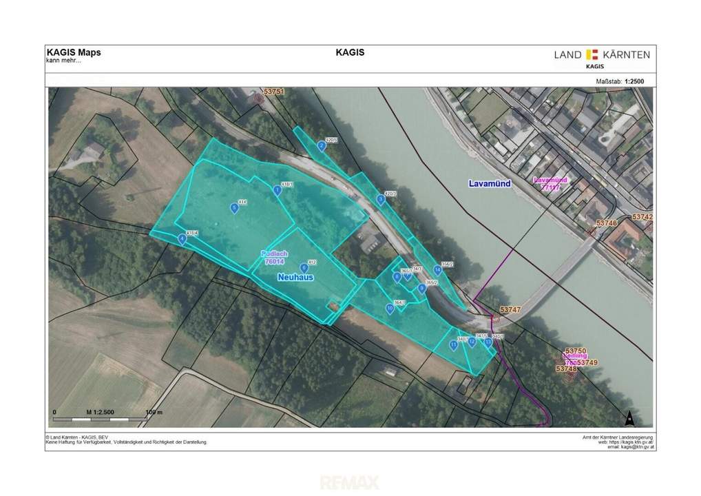 Grundstücksflächen mit landwirtschaftlichem Nutzungspotenzial in Pudlach bei Lavamünd