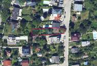 Grünruhelage: Baugrund mit Abbruchhaus zwischen Hanusch KH und Flötzersteig