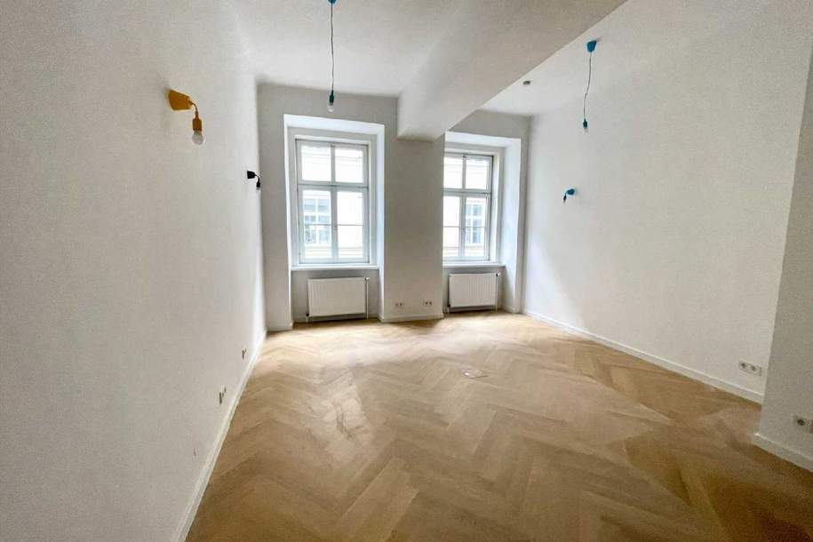 Exklusives Innenstadtbüro in stilvollem Altbau Nähe Oper zu mieten, Gewerbeobjekt-miete, 2.962,75,€, 1010 Wien 1., Innere Stadt