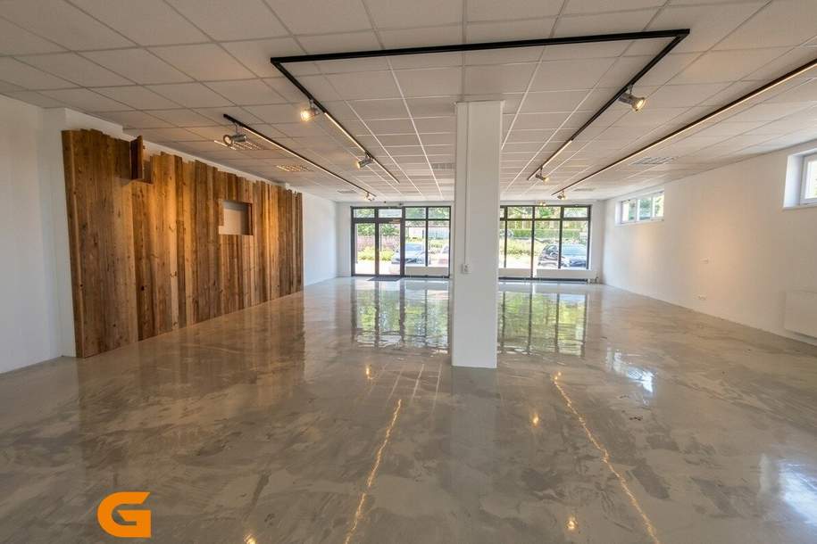 Werbewirksames Geschäftslokal / Showroom & Büro / in guter Frequenzlage, Gewerbeobjekt-miete, 1.710,00,€, 5322 Salzburg-Umgebung