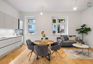 Wohnen & Behandeln – vielseitige elegant-sanierte Altbauwohnung | ERSTBEZUG