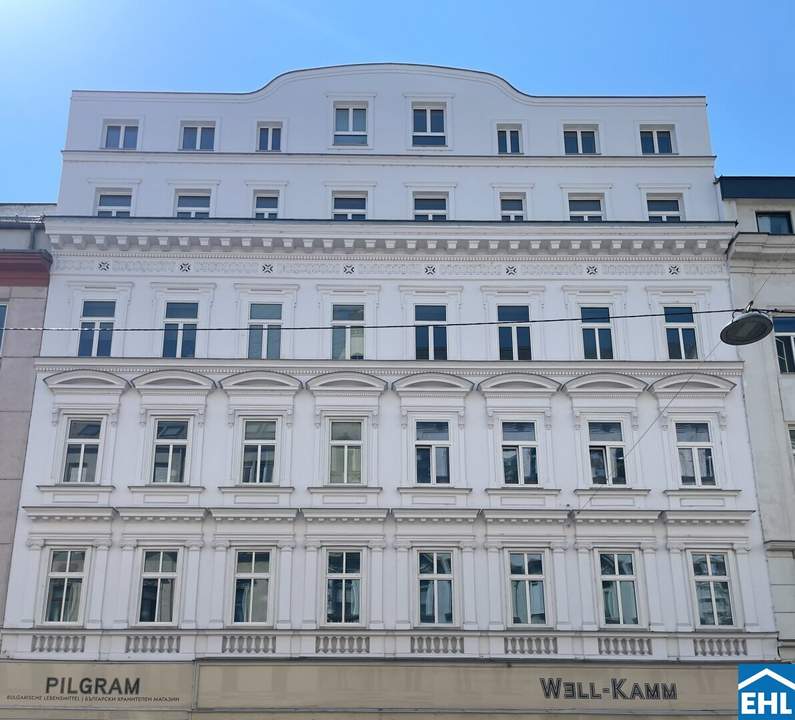 Nähe Naschmarkt: Vermietete Dachgeschoß-Maisonettewohnung mit wunderschönen Terrassen!