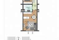 Urbaner Wohnkomfort in Parknähe – 2-Zimmer-Neubauwohnung im 3. Liftstock zur Miete inkl. Heizung