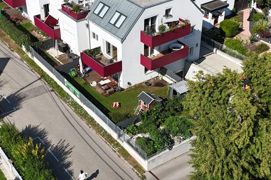 Moderne 3-Zimmer-Gartenwohnung in ruhiger Einfamilienhaussiedlung – 1220 Wien, Wohnung-kauf, 399.000,€, 1220 Wien 22., Donaustadt