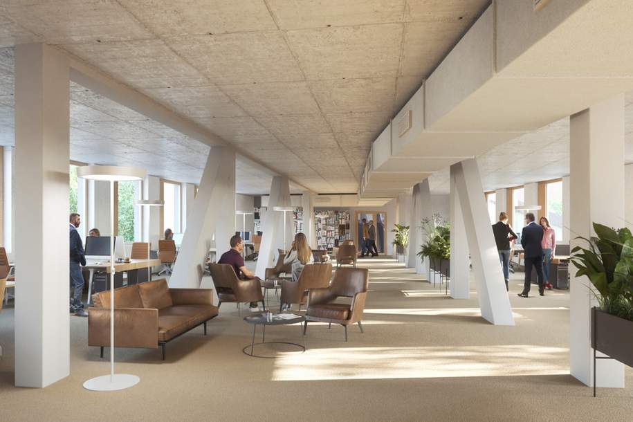 Modernste Bürofläche mit großer Terrasse, Gewerbeobjekt-miete, 7.971,84,€, 1230 Wien 23., Liesing