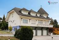 Außergewöhnliches Mehrfamilienhaus mit 331 m² WFL, Balkon, Loggia & 4 Garagen, Pool und Gartenhaus