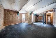 Einzigartige Gewerbeeinheit im Loft-Stil mit Atelier &amp; Kellerfläche – insgesamt 564,56 m² voller Potenzial