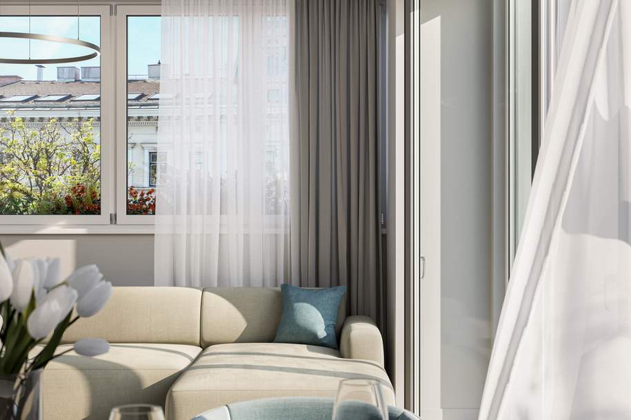 NEU: Charmante 2 Zimmer Wohnung mit loggia und praktischem Abstellraum: WOHNEN AM PARK - U6 Burggasse, Wohnung-kauf, 316.300,€, 1160 Wien 16., Ottakring