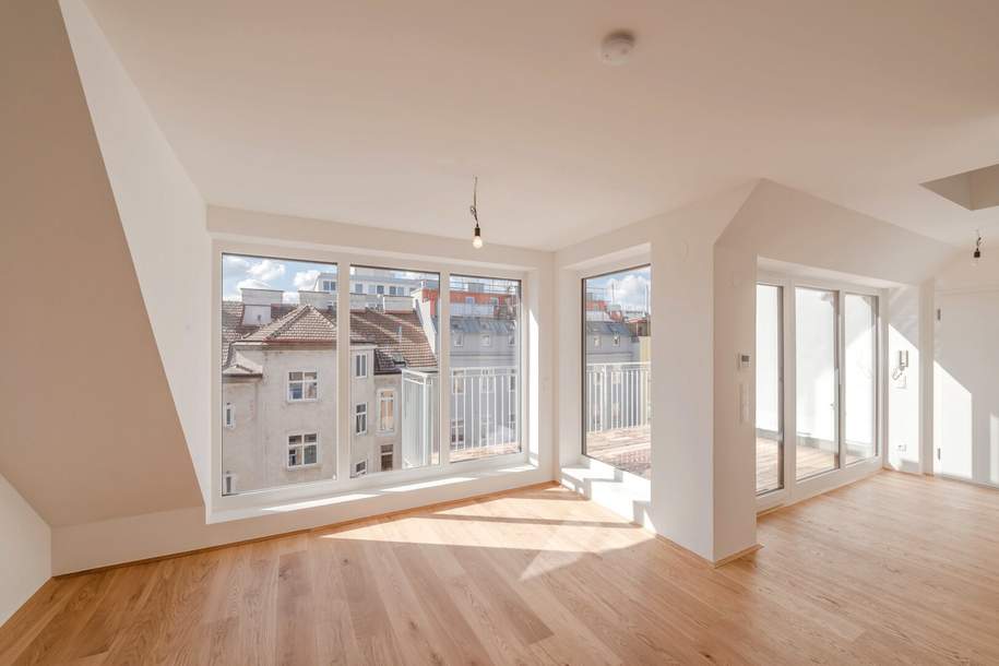 ++WSG18++ Außergewöhnlicher 2-Zimmer DG-ERSTBEZUG mit großartiger Terrasse!, Wohnung-kauf, 499.000,€, 1020 Wien 2., Leopoldstadt