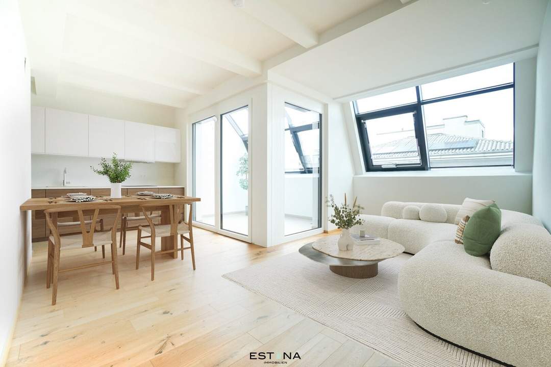 Exklusive Dachgeschoss-Maisonette mit Wintergarten im Erstbezug