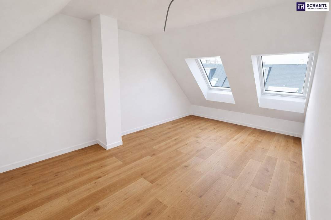 Wohnen über den Dächern – Stilvolle Dachgeschoss-Maisonette mit 2 Schlafzimmern, 2 Bädern, Klimaanlage & effizienter Luftwärmepumpe