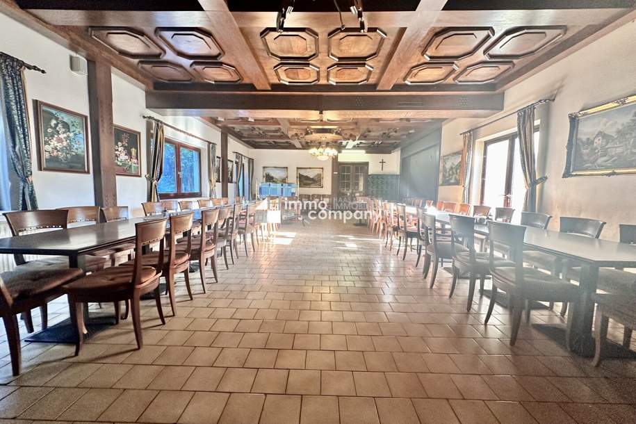 Gastronomiejuwel in Lassee: 480m², Bar, Restaurant &amp; 2 Terrassen warten auf Sie!, Gewerbeobjekt-miete, 3.500,00,€, 2291 Gänserndorf