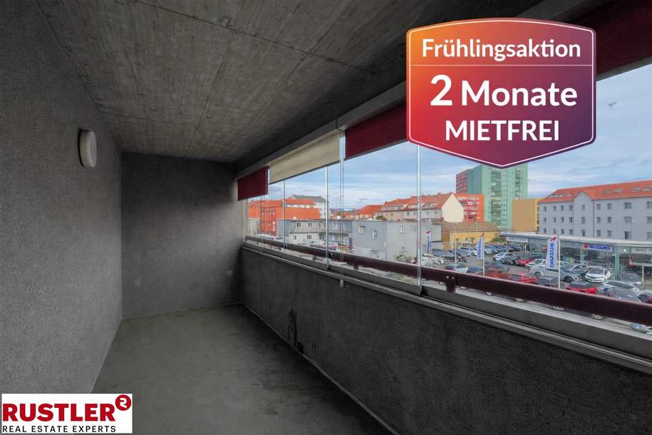 2 MONATE MIETFREI | Nähe Hauptbahnhof - Stilvolle 3-Zimmer-Wohnung auf zwei Ebenen mit Loggia, Wohnung-miete, 965,78,€, 8020 Graz(Stadt)
