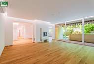 Exklusive Gartenwohnung in absoluter Ruhelage im 18. Bezirk – 5 Zimmer | Terrasse, Garten, Pool & Sauna