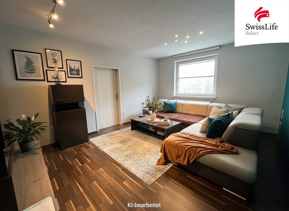 Stadtwohnung mit verglaster Loggia – charmante 3-Zimmer-Eigentumswohnung im 4. OG in Linz