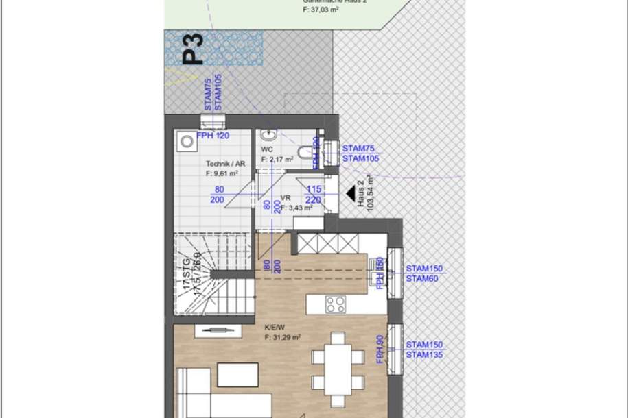 Tolle Doppelhaushälfte im 22. Bezirk, Haus-kauf, 579.900,€, 1220 Wien 22., Donaustadt