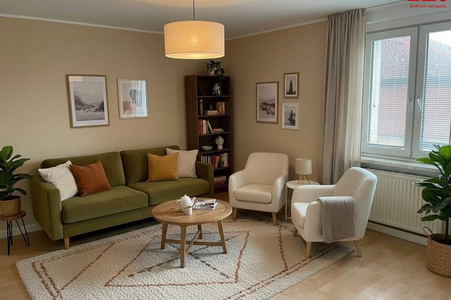 Familienfreundliches Wohnen in Perg: Gepflegte 3-Zimmerwohnung in ruhiger Umgebung und zentral gelegen mit allen Annehmlichkeiten direkt vor der Haustür! Jetzt mit KI-gestützter Visualisierung!, Wohnung-miete, 716,47,€, 4320 Perg