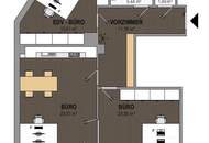 Belagsfertiges 3-Zimmer Büro in Toplage, Nähe Stephansplatz