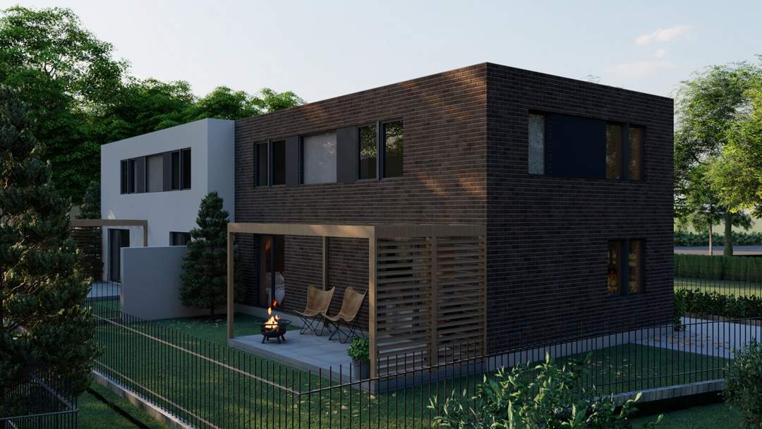 Traumhafte Doppelhaushälfte in Lassee - Erstbezug mit 132m², Terrasse & 2 Stellplätzen für nur 448.000 €!