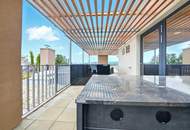 Maisonette mit Dachterrasse, Whirlpool &amp; Panoramablick - Ihr Penthouse-Traum mit Garagenplatz und Massmöbel in Hollabrunn!