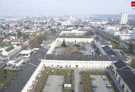 DRAGONER HÖFE: Büro-/Atelier-/Ordi-/Geschäftsfläche exklusiv u. einzigartig - Gewölbe, Granitsäulen, beeindruckende Raumhöhe...- weitreichender Gestaltungsfreiraum in historischen Gemäuern - optionale Lagerfläche mit 27 m²