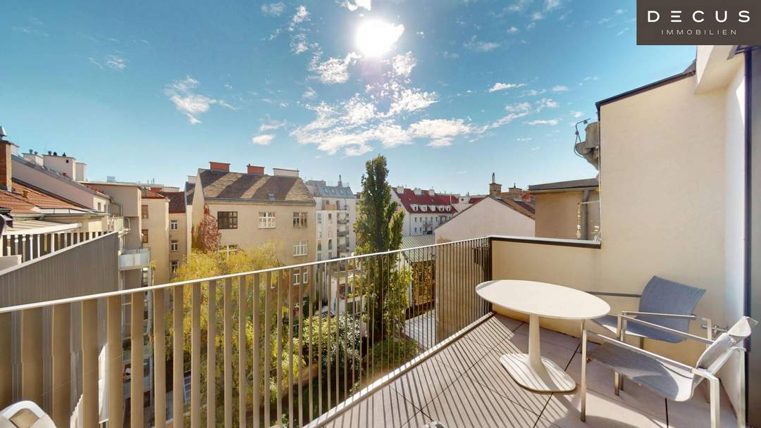 STILVOLLES PENTHOUSE | SÜD-WEST-TERRASSE | TOP AUSSTATTUNG | 2 ZIMMER | 3D-RUNDGANG
