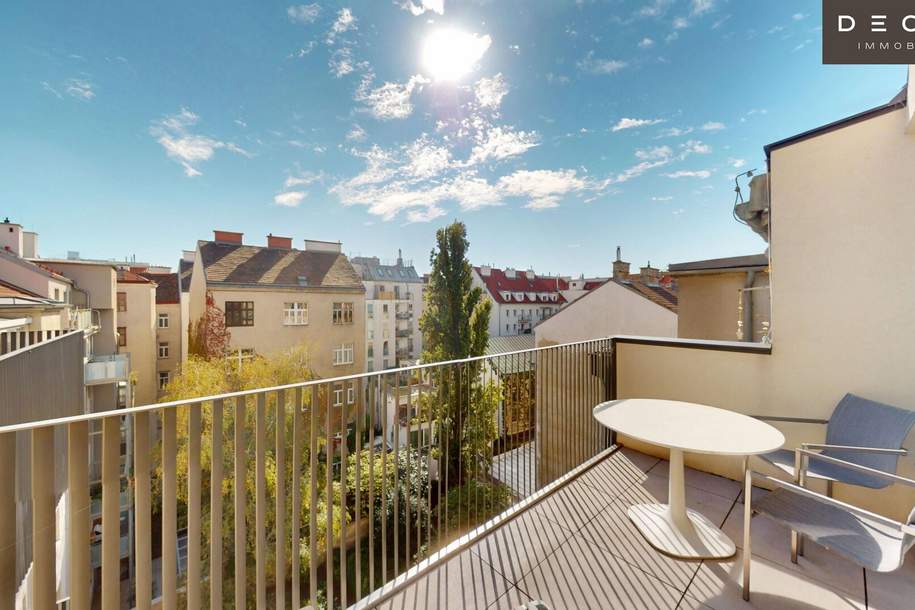 STILVOLLES PENTHOUSE | SÜD-WEST-TERRASSE | TOP AUSSTATTUNG | 2 ZIMMER | 3D-RUNDGANG, Wohnung-kauf, 595.000,€, 1050 Wien 5., Margareten