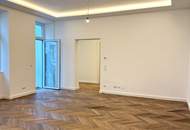 Luxuriöse Altbauwohnung mit zwei Balkonen in Toplage des 3. Bezirks