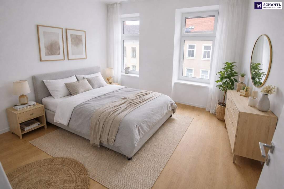 Neu sanierte 2-Zimmer-Wohnung mit Loggia &amp; effizienter Luftwärmepumpe in rundum revitalisiertem Altbauhaus in der Haberlgasse – jetzt besichtigen und begeistern lassen!
