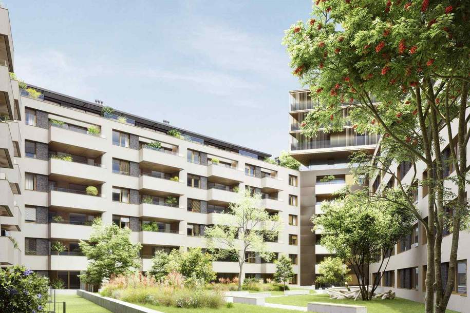 Wohnen über den Dächern Wiens - Exklusive Dachgeschosswohnungen mit traumhaften Freiflächen, Wohnung-kauf, 341.000,€, 1100 Wien 10., Favoriten