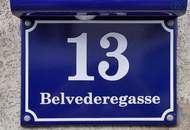 In unmittelbarer Nähe zu den Botschaften, dem Belvedere und dem Wiener Hauptbahnhof.