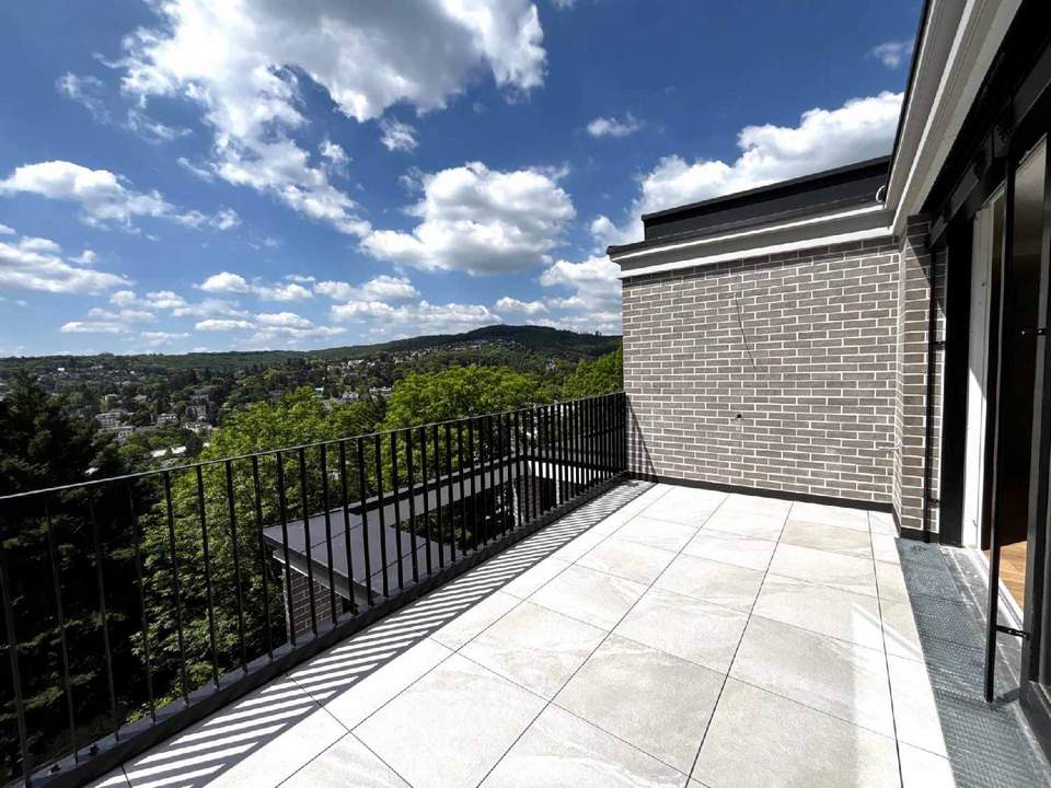 Dacherstbezug mit spektakulärem Wienblick, Terrassen &amp; Dachterrasse in "WOLKE sieben"