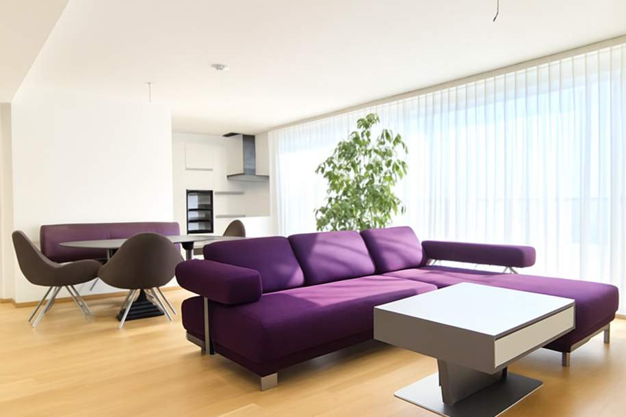 Topdachgeschosswohnung, voll möblierter Erstbezug in Aspern, Wohnung-kauf, 538.000,€, 1220 Wien 22., Donaustadt