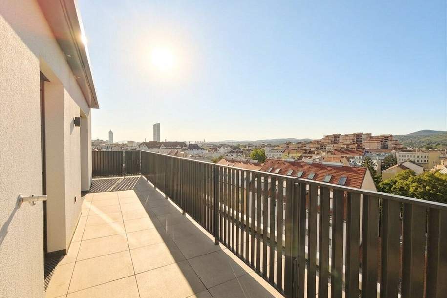 Pauschalmiete inklusive Warmwasser, Heizung &amp; Kühlung - Traumhafte 2-Zimmer-Wohnung mit großzügigem Balkon und stilvoller Ausstattung, Wohnung-miete, 1.429,00,€, 1210 Wien 21., Floridsdorf