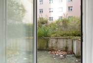 RARITÄT | KOMPLETT HOFSEITIGE ALTBAU-GARTENWOHNUNG | Sanierungsbedürftig | Gesamte Etage im Hoftrakt | Nähe Einsiedlerpark, U4 Margaretengürtel, künftiger U2-Station Reinprechtsdorfer Straße