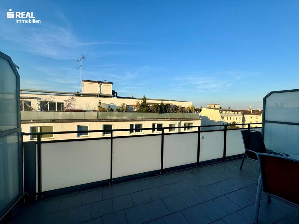 Urbanes Wohnen mit Dachterrassenflair in Wien - 2 Terrassen, 50m² Wohnfläche, 180.000,00 €