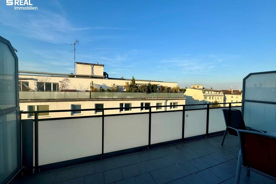 Urbanes Wohnen mit Dachterrassenflair in Wien - 2 Terrassen, 50m² Wohnfläche, 180.000,00 €, Wohnung-kauf, 180.000,€, 1100 Wien 10., Favoriten