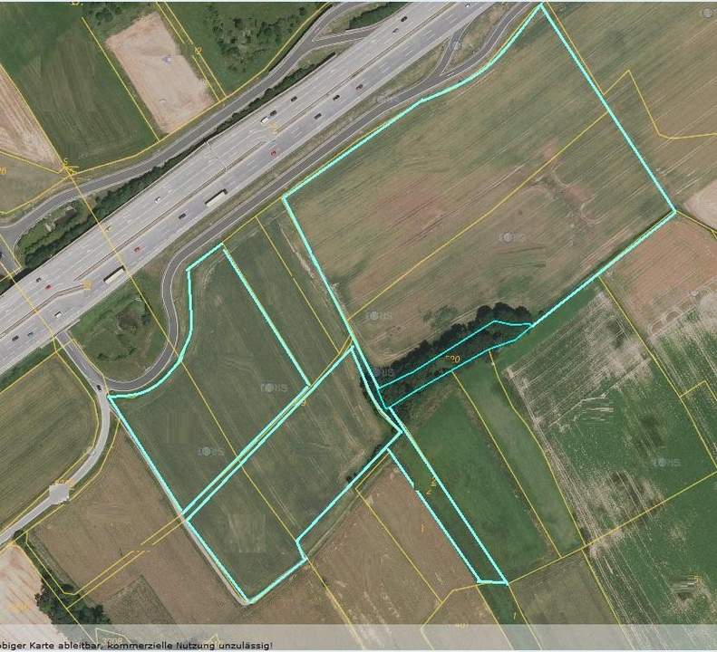 Grünland FÜR Ackerbau mit einer leichten Widmungsfantasie 17 Hektar