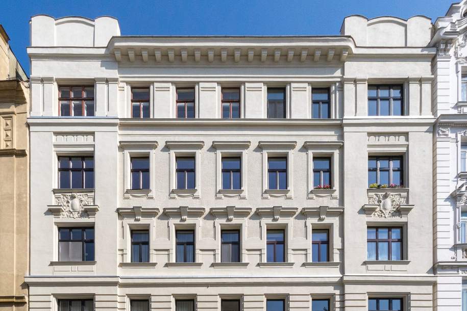 Westseitiger 2-Zimmer-Altbau im 3. Stock! Balkonoption!, Wohnung-legalform.mietkauf, 459.000,€, 1060 Wien 6., Mariahilf