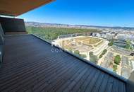 Exklusive 2-Zi-Penthouse-Wohnung mit Balkon & Traumblick in 1020 Wien – Infinity Pool + Concierge + Fitness etc. vorhanden