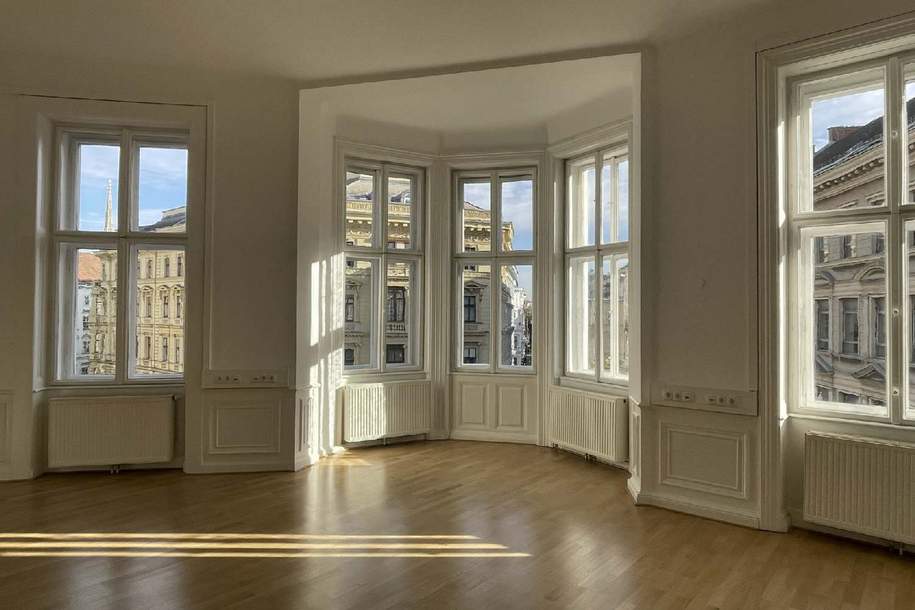 Repräsentatives Altbaubüro nahe Oper: Wo historischer Charme auf modernste Technik trifft, Gewerbeobjekt-miete, 7.025,15,€, 1010 Wien 1., Innere Stadt