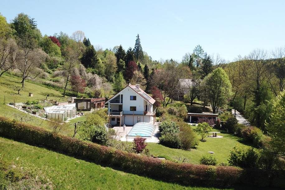 Einzigartiges Familien- und Naturjuwel mit Pool, Ragnitz/Kainbach, Haus-kauf, 1.500.000,€, 8047 Graz(Stadt)