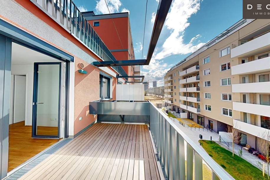 / 3 ZIMMER / VERFÜGBAR AB 1.08.2026/ NACHHALTIGES WOHNEN / KAGRAN / BALKON, Wohnung-miete, 1.501,02,€, 1220 Wien 22., Donaustadt