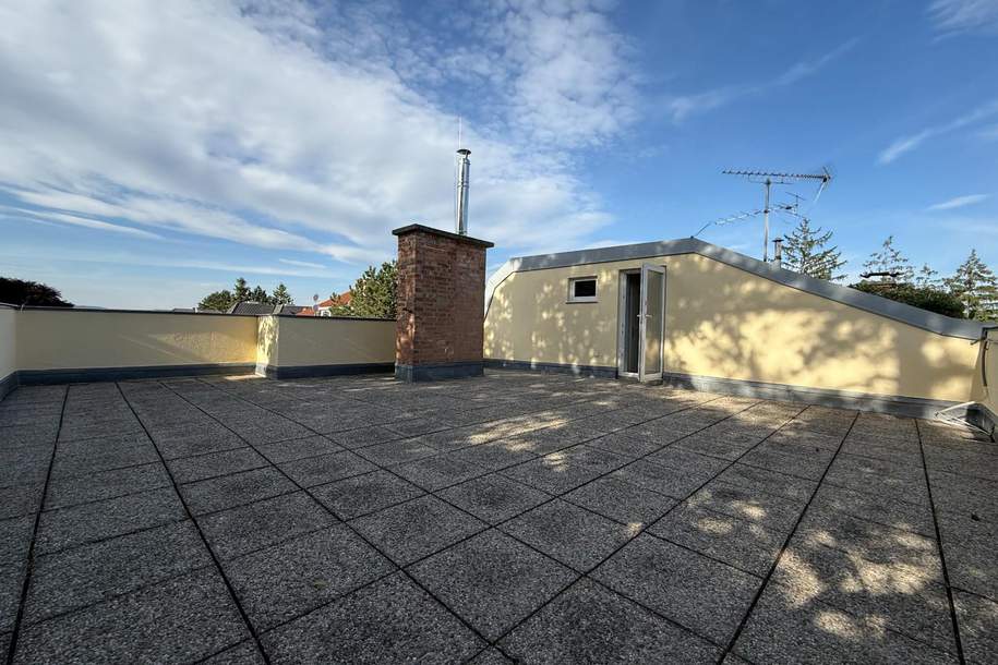 Rooftopterrasse von 73m2 mit top renovierter Wohnung, nahe Maurer Hauptplatz (mit Garage), Wohnung-kauf, 640.000,€, 1230 Wien 23., Liesing