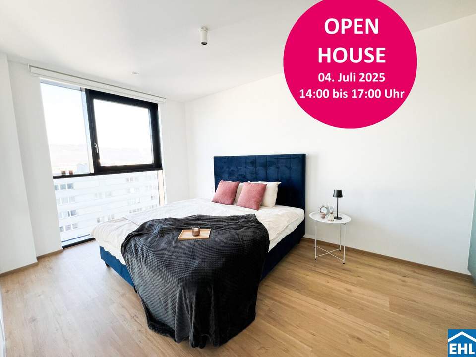 OPEN HOUSE AM FREITAG 04.07 von 14.00 Uhr bis 17.00 Uhr – Bulgariplatz 11 OHNE VORANMELDUNG