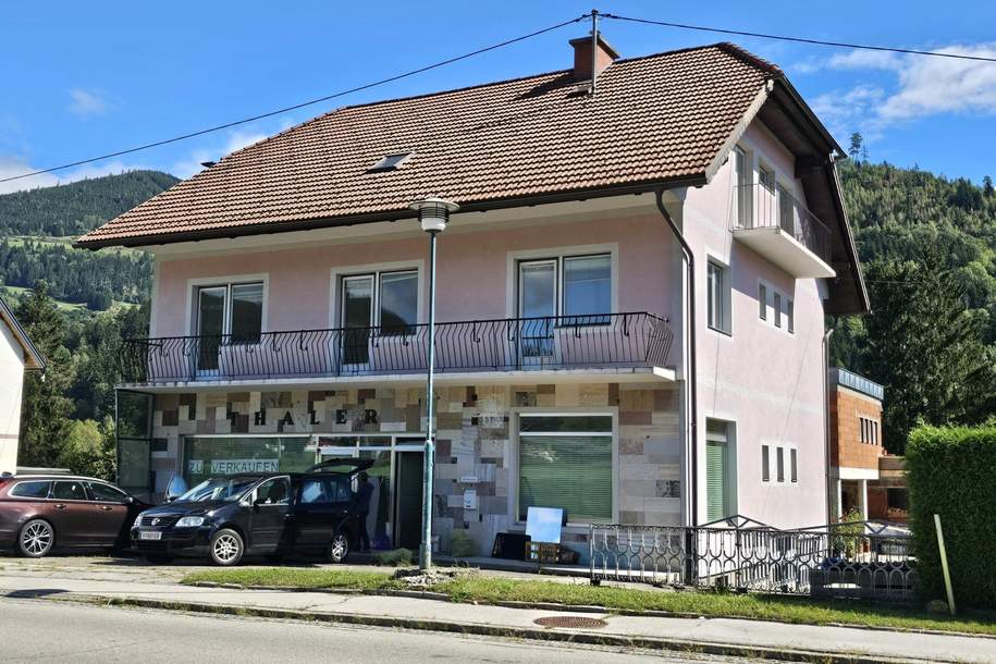 Schönes Wohn- und Geschäftshaus - mit interessanten Möglichkeiten, Haus-kauf, 165.000,€, 9322 Sankt Veit an der Glan